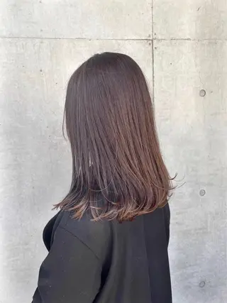 セミロング ヘアアレンジ Lien所属・marika/柔らか カラー/レイヤーのヘアスタイル