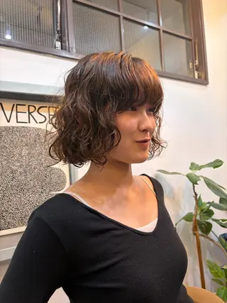 ミディアム パーマ/パーマ落とし /メンズカット/ヒロのヘアスタイル