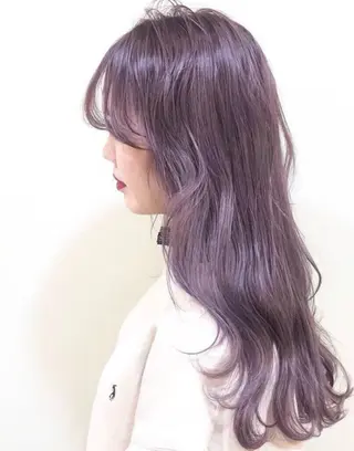 ロング ブリーチ/縮毛矯正/ 韓国/💗ホノカ💗のヘアスタイル