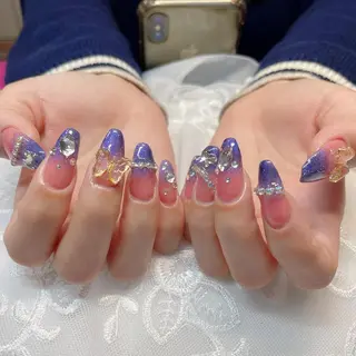 ロング 💜MIYA nail川崎店のネイルデザイン