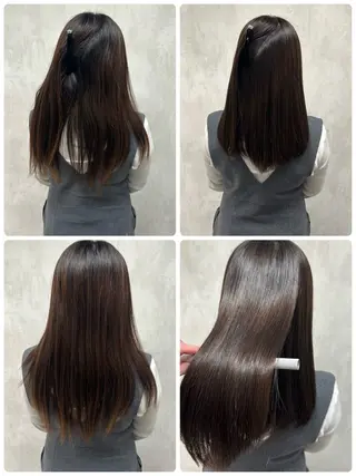 ミディアム 満足度⭕️縮毛矯正師 谷口にお任せを👍のヘアスタイル