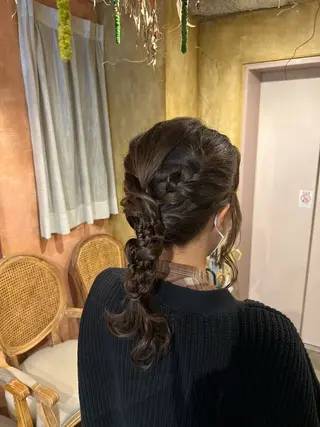 ヘアアレンジ ともざねゆか UniQ/岡山駅のヘアスタイル