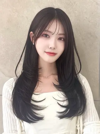 ロング ami 大人モテ/レイヤーのヘアスタイル