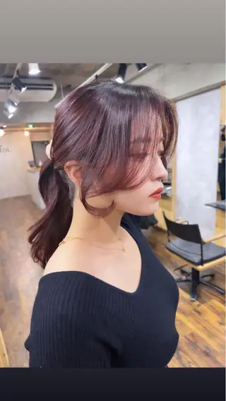 ロング カラー パーマ ヘアアレンジ メンズ キッズ ネイル マツエク・マツパ アイブロウ foi. フォワ所属・🇰🇷韓国トレンド ヘア🇰🇷高田のヘアスタイル