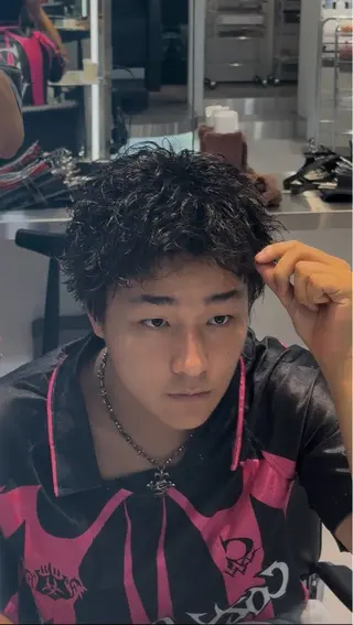 ショート 似合わせパーマ🔥 河浪  大智のヘアスタイル