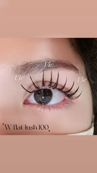 マツエク・マツパ CLULUN倉敷店 kawate🌵のマツエク・マツパデザイン