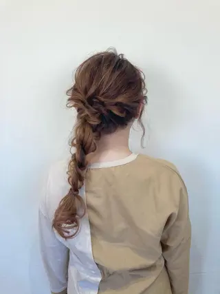 ロング 梅山 美侑のヘアスタイル