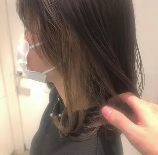 ミディアム 💎【髪質改善カラー 艶髪×縮毛矯正】💎のヘアスタイル