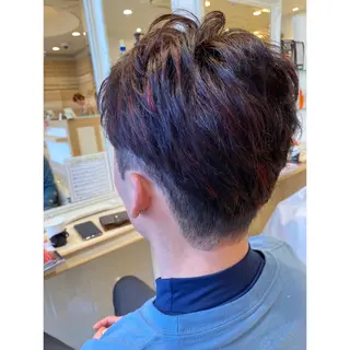 ショート カラー メンズ 髪質改善/茅ヶ崎 マツモト リョウのヘアスタイル