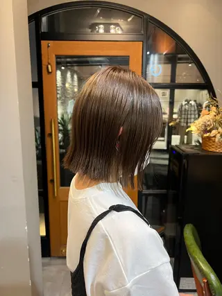 ショート カラー 神戸ボブ✂️ ioe三宮/田 伸佳のヘアスタイル