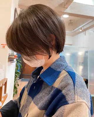 ショート カラー メンズカット特化柏駅 徒歩3分LOUのヘアスタイル