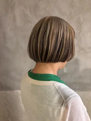 ショート カラー 落合 妙佳のヘアスタイル