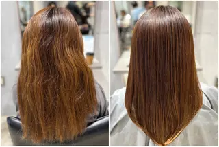 パーマ 艶髪酸性ストレート /髪質改善/寺田警二のヘアスタイル