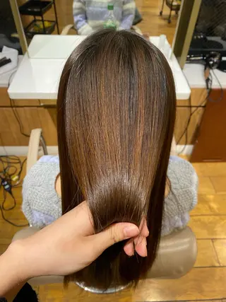 ロング カラー パーマ ヘアアレンジ レイヤー/メンズ🥑 マエダアズミ🥑のヘアスタイル