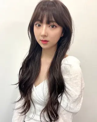 ロング カラー 艶髪/縮毛矯正/ Core mikuaのヘアスタイル