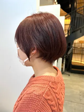ショート sea by luvismけやき通り2号店所属・ボブ/ショート/ 縮毛矯正/岸本恭明のヘアスタイル