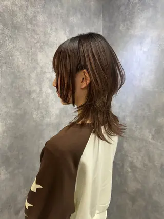 ミディアム ♡ハッシュカット/ レイヤー/yucoのヘアスタイル