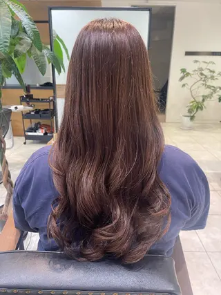 ロング 縮毛矯正・髪質改善・ ストレート🌻ゆいのヘアスタイル