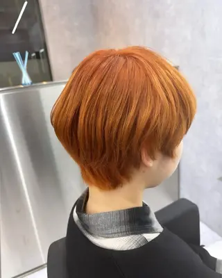 ショート カラー モテ髪❤️‍🔥 垢抜け美容師/駿瑛のヘアスタイル