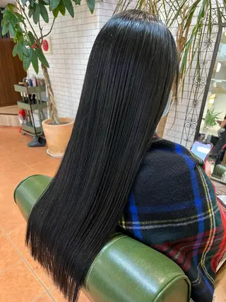 ロング カラー 石井 佑樹のヘアスタイル
