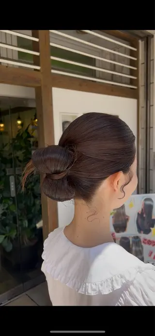 ヘアアレンジ ハイトーンカラー/エ クステ/デザインのヘアスタイル