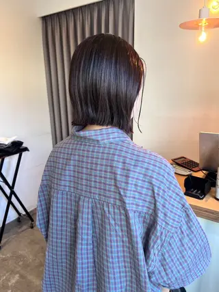 カラー ミキ🐈‍⬛ bobカット🚿のヘアスタイル