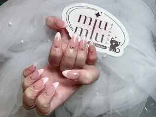ロング Miu Miu Nail Studio所属・yu naのネイルデザイン