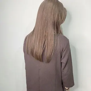 セミロング 艶カラー/フェイス レイヤー/たむのヘアスタイル