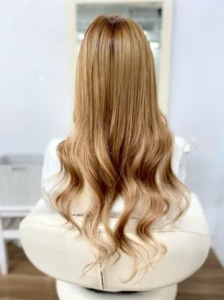 ロング カラー GLOSS♡ ヤマガミコウジのヘアスタイル