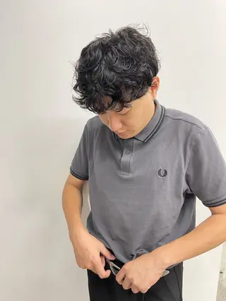 パーマ メンズ Terve.野崎 真里奈のヘアスタイル