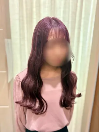 ロング カラー 🎀透明感カラー 🐈ナズナのヘアスタイル