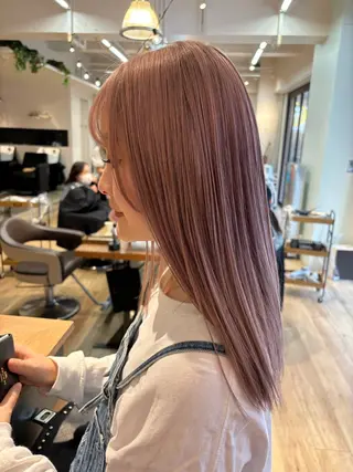 ロング カラー Lisa🪄似合わせ ／デザインカラーのヘアスタイル