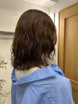 ミディアム パーマ nishihama nanaのヘアスタイル