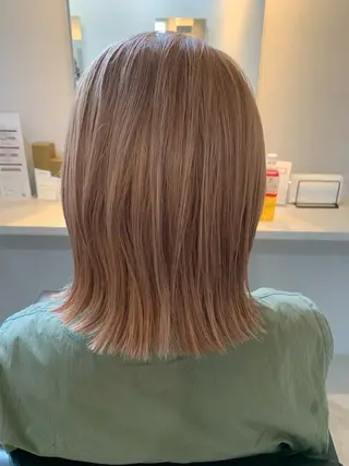 ミディアム カラー ideal心斎橋 ☆片山☆のヘアスタイル