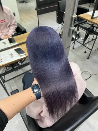 セミロング カラー いろあそび所属・ショート/ウルフ カットモデル募集のヘアスタイル