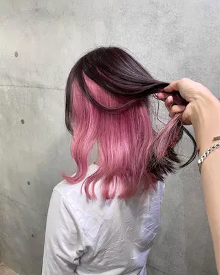 ミディアム カラー 髪質改善/ブリーチ /長山遼太郎のヘアスタイル