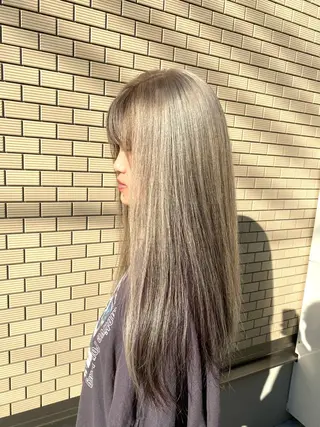 ロング カラー パーマ ヘアアレンジ メンズ キッズ HairSignature所属・ブリーチ指名神戸 No.1美容師RENのヘアスタイル