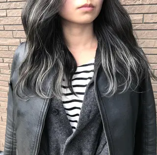 ミディアム カラー ヘアアレンジ アンドウ ユウ/ レイヤーカット/韓国のヘアスタイル