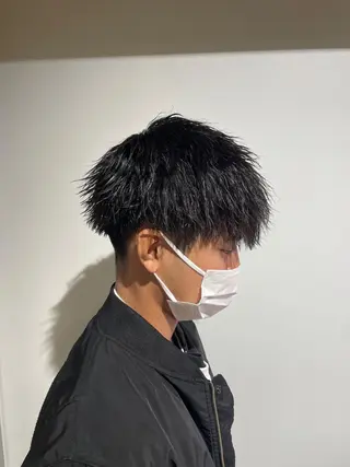 ショート カラー パーマ メンズ 【メンズサロン】 BLUCK 横浜のヘアスタイル