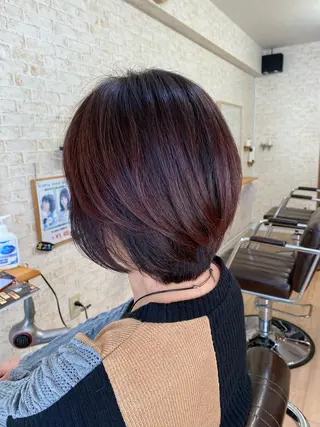 ショート カラー 角 大輔のヘアスタイル