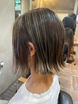 ショート カラー La fith 店長 城谷颯人のヘアスタイル