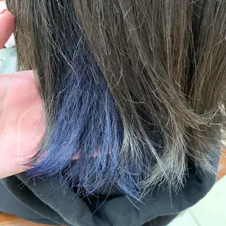 ミディアム カラー 加藤 綾華のヘアスタイル