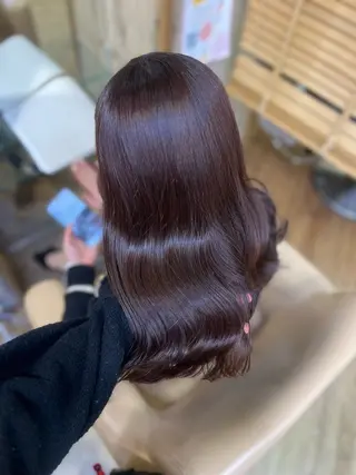 セミロング 🤍艶髪韓国ヘア🤍 Rikoのヘアスタイル