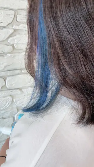 ミディアム カラー 浅岡 のどかのヘアスタイル