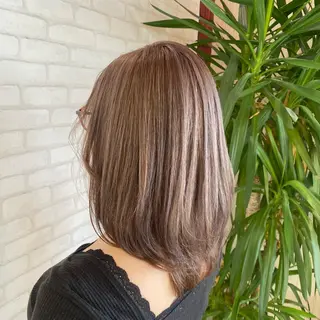 ミディアム カラー ノンダメージサロンBonheur銀座並木通り店所属・ULTOWA/銀座 ERIのヘアスタイル