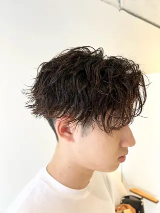 ショート パーマ メンズ 【パーマ満足度No. 1🥇】宮脇 大樹のヘアスタイル