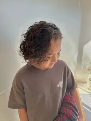 セミロング パーマ メンズ メンズパーマ達人/ フェード/イツキのヘアスタイル