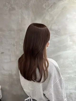 ロング カラー yuuna ✮ レイヤーカットのヘアスタイル