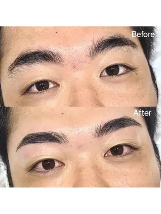 メンズ アイブロウ shh... Belle ayebrowsalon所属・岡村 藍の眉毛・アイブロウイメージ