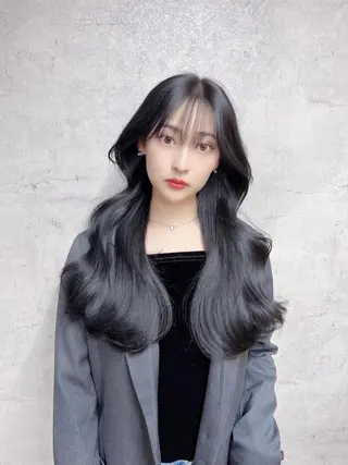 ロング カラー 韓国レイヤー/ 顔周り💕田中将吾のヘアスタイル